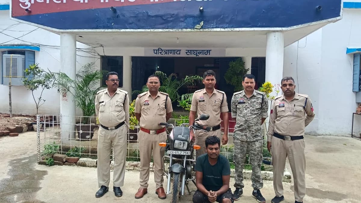 पटना पुलिस की त्वरित कार्रवाई: चोरी की मोटरसाइकिल बरामद, आरोपी गिरफ्तार