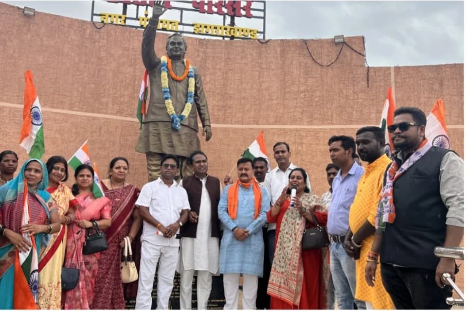 हसदेव मंडल में निकली भव्य तिरंगा यात्रा, बाइक रैली से देशभक्ति के रंग में रंगा नगर