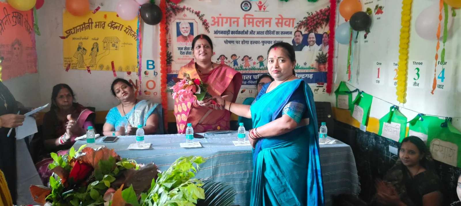 आंगन मिलन में गूंजा पोषण और जनहित का संदेश, वार्ड विकास पर भी हुआ मंथन (2)