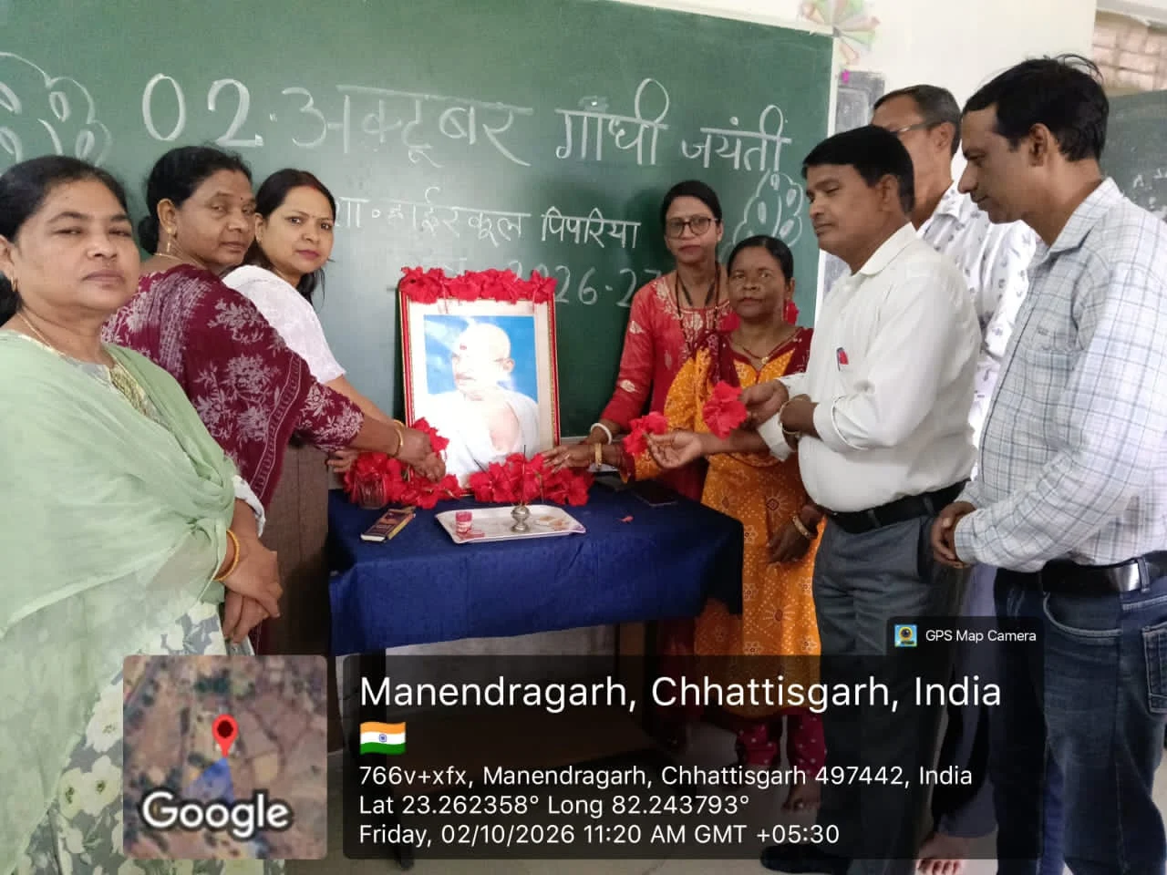 पिपरिया हाई स्कूल में गूंजा बापू का संदेश, मानव श्रृंखला से दिया स्वच्छता का संकल्प (2)